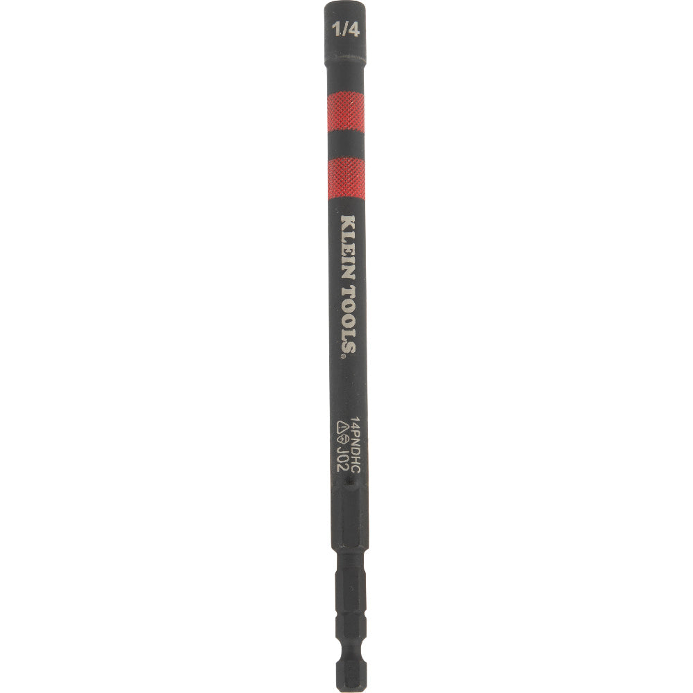 Klein Tools 14PNDHC 1/4-Inch Hollow Magnetic Color-Coded Power Nut Driver - Edmondson Supply