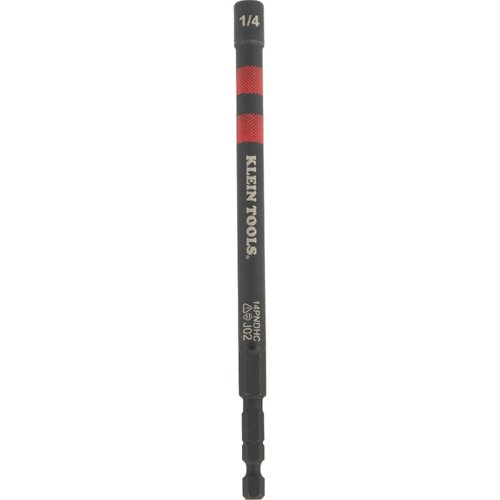 Klein Tools 14PNDHC 1/4-Inch Hollow Magnetic Color-Coded Power Nut Driver - Edmondson Supply