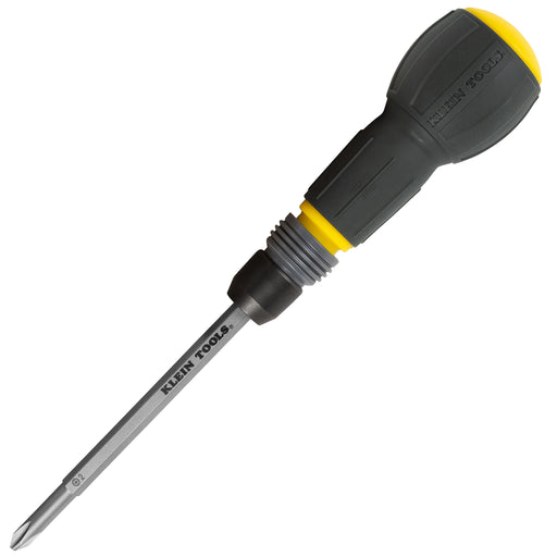 Klein Tools 32960A Fastbit Tru-Grip Screwdriver, Phillips, Slotted Bits - Edmondson Supply