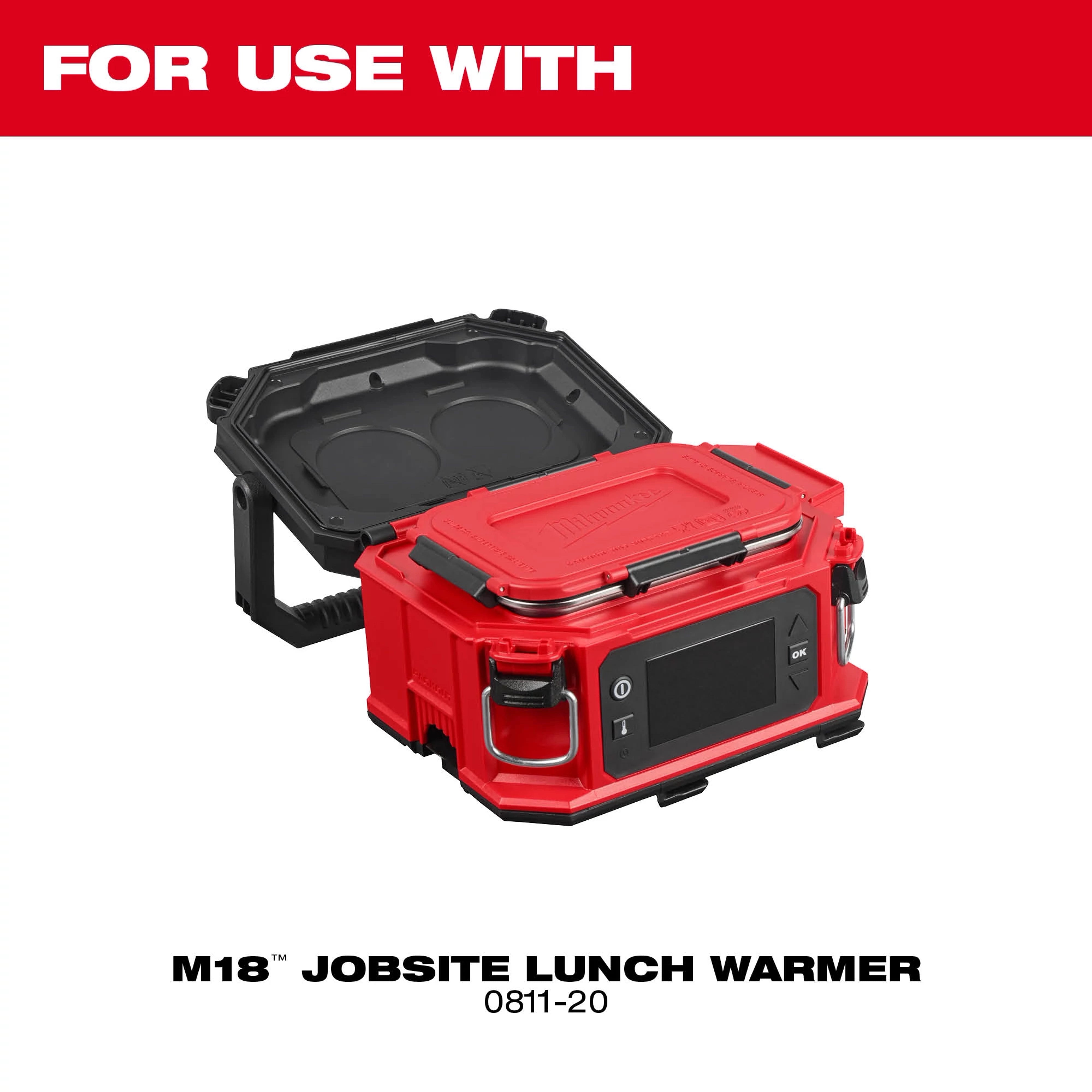 Milwaukee 49-16-0203 Stainless Steel Containers for M18™ Jobsite Lunch Warmer (Qty: 3) - Edmondson Supply