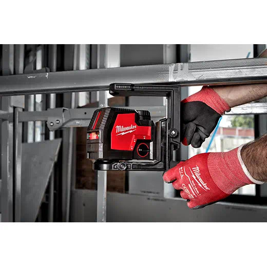 Milwaukee 3522-21 USB Rechargeable Green Cross Line & Plumb Points Laser - Edmondson Supply