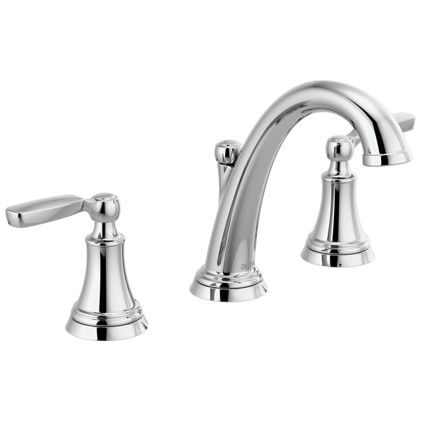 Delta 3532LF-MPU WOODHURST® Two Handle Widespread Bathroom Faucet In Chrome