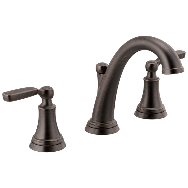 Delta 3532LF-RBMPU WOODHURST® Two Handle Widespread Bathroom Faucet In Venetian Bronze