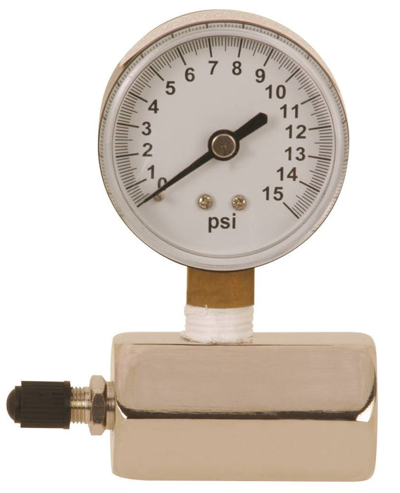 Sioux Chief 355-15PK1 Gas Pressure Test Manifold Gauge Assembly, 0-15 lb