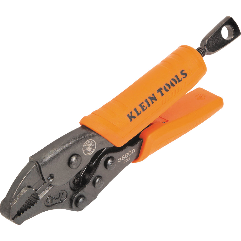 Klein Tools 38600 Curved Jaw Locking Pliers, 5-Inch - Edmondson Supply