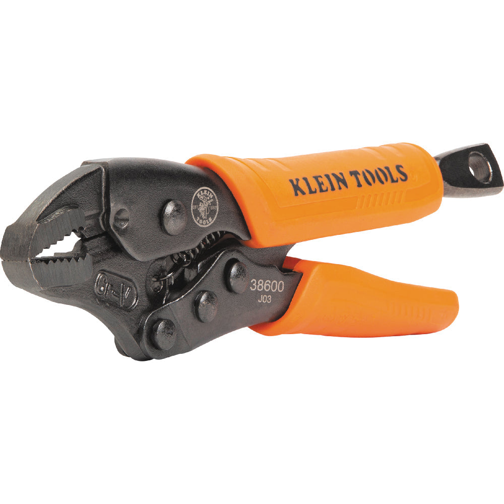 Klein Tools 38600 Curved Jaw Locking Pliers, 5-Inch - Edmondson Supply