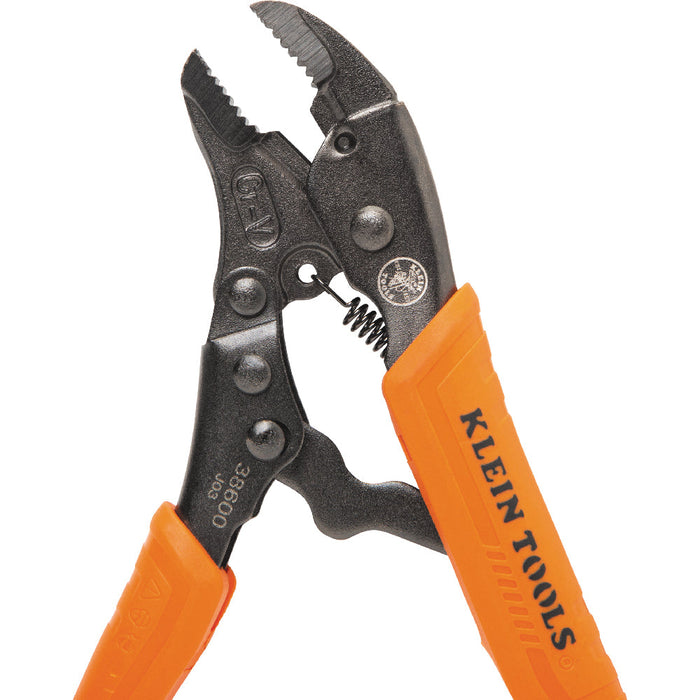 Klein Tools 38600 Curved Jaw Locking Pliers, 5-Inch - Edmondson Supply