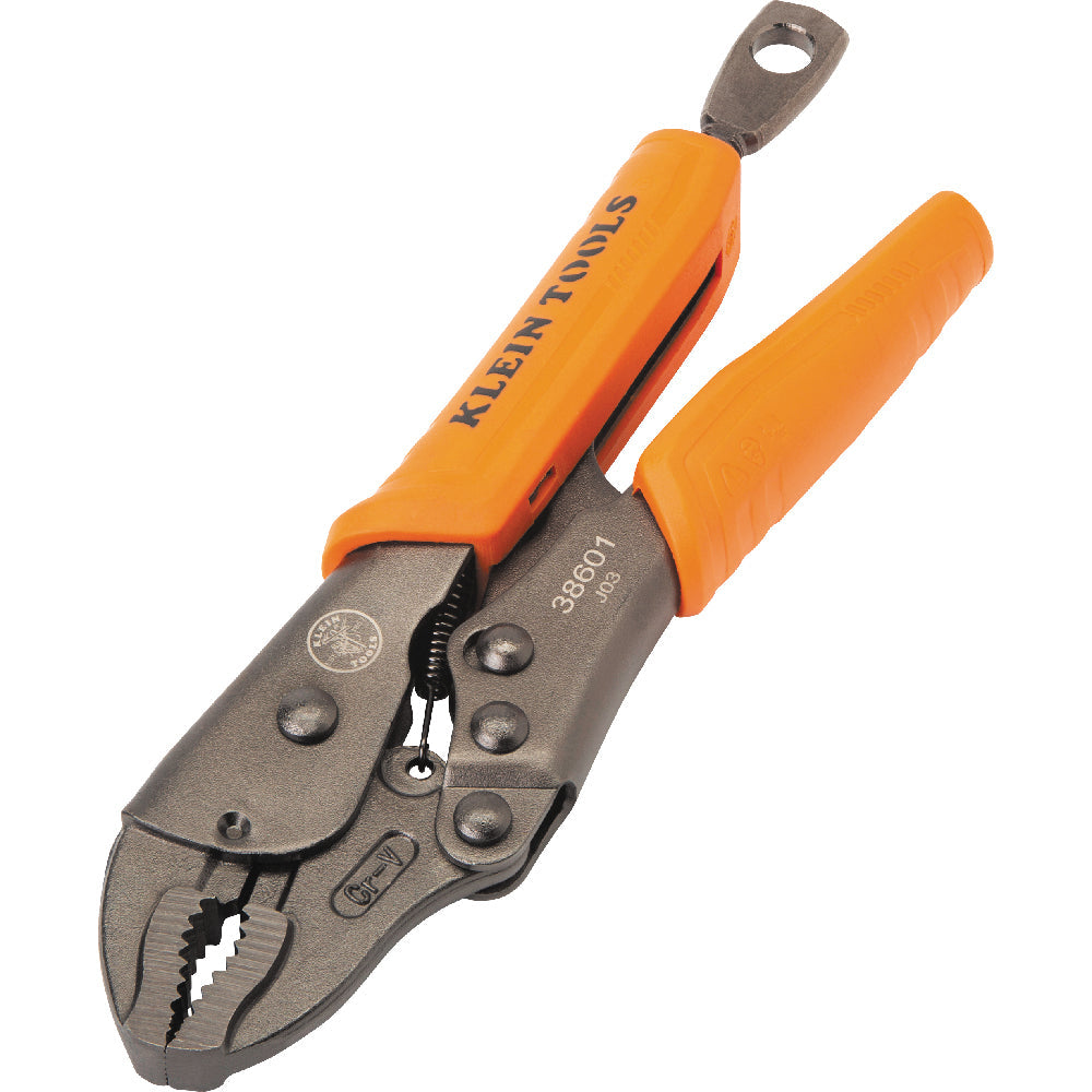 Klein Tools 38601  Curved Jaw Locking Pliers, 7-Inch - Edmondson Supply