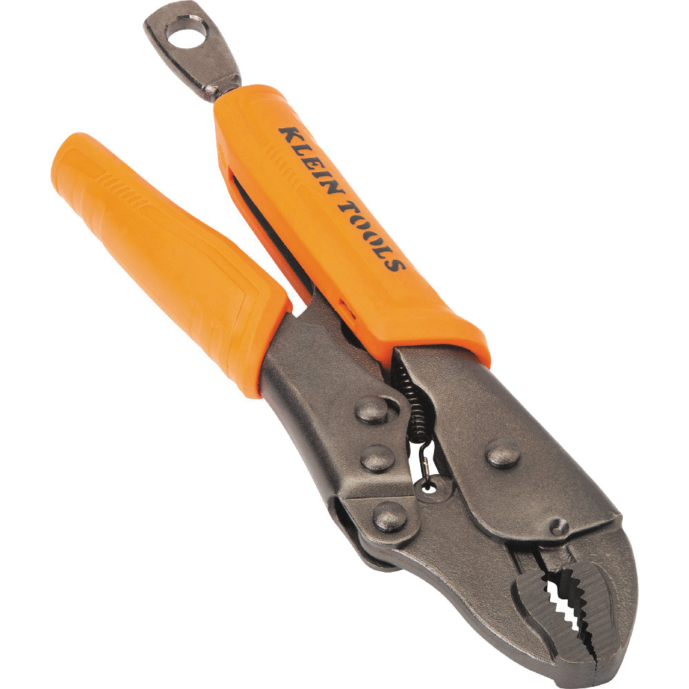 Klein Tools 38601  Curved Jaw Locking Pliers, 7-Inch - Edmondson Supply