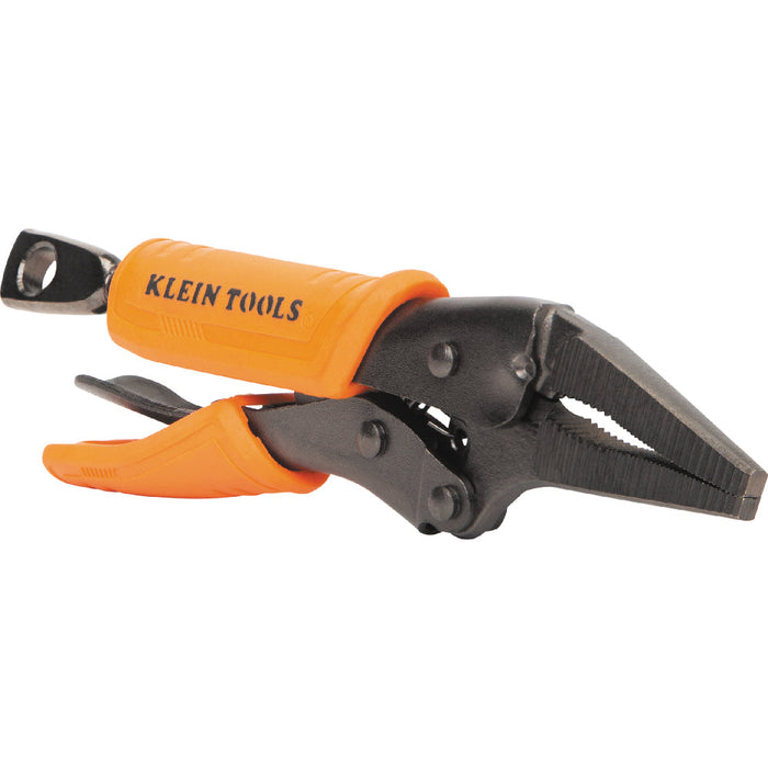 Klein Tools 38610 Long Nose Locking Pliers, 4-Inch - Edmondson Supply