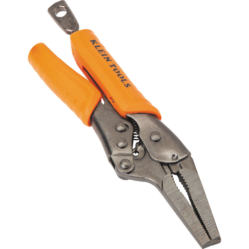 Klein Tools 38611 Long Nose Locking Pliers, 6-Inch - Edmondson Supply