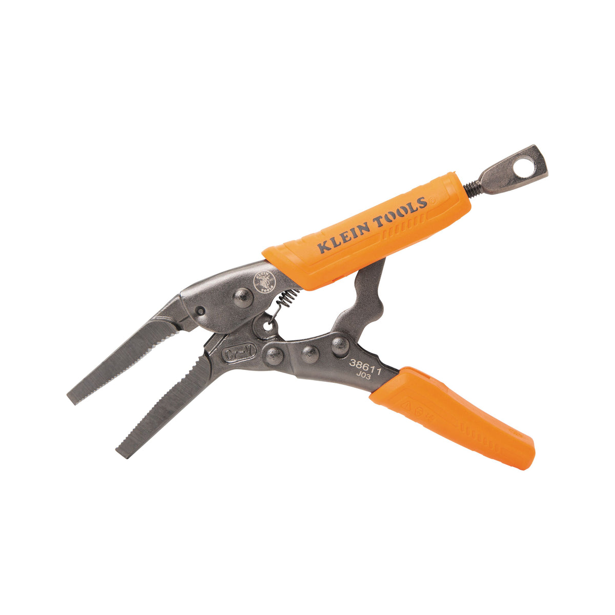 Klein Tools 38611 Long Nose Locking Pliers, 6-Inch - Edmondson Supply