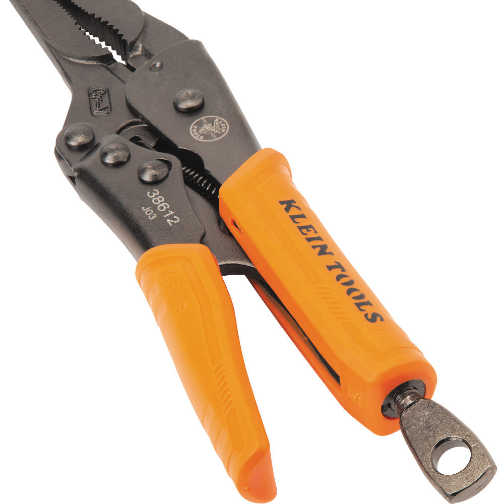 Klein Tools 38661 Long Nose Locking Pliers Set, 6- and 9-Inch, 2-Piece - Edmondson Supply