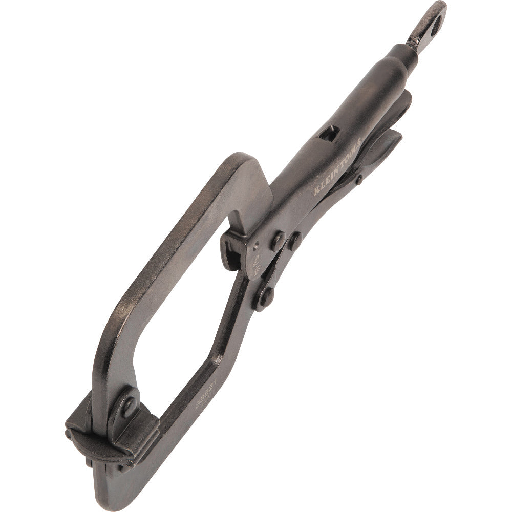Klein Tools 38621 C-Clamp Locking Pliers With Swivel Jaws, 9-Inch - Edmondson Supply