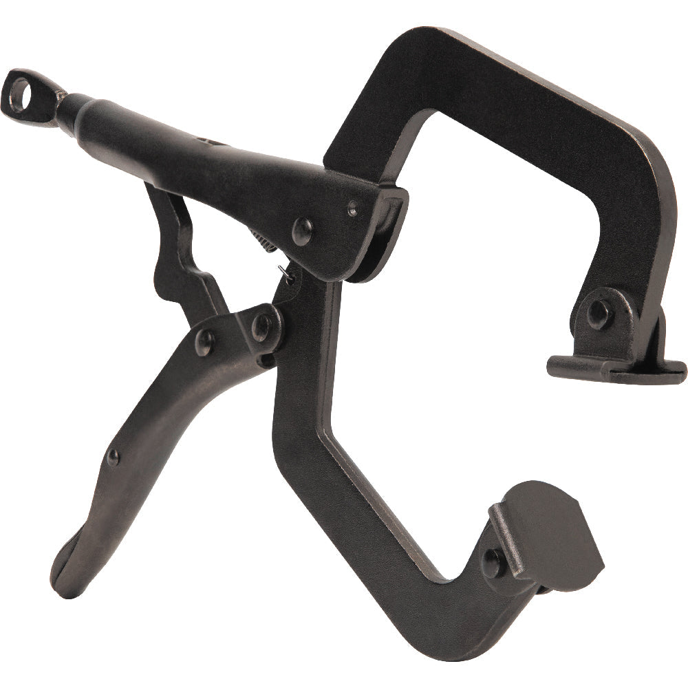 Klein Tools 38621 C-Clamp Locking Pliers With Swivel Jaws, 9-Inch - Edmondson Supply