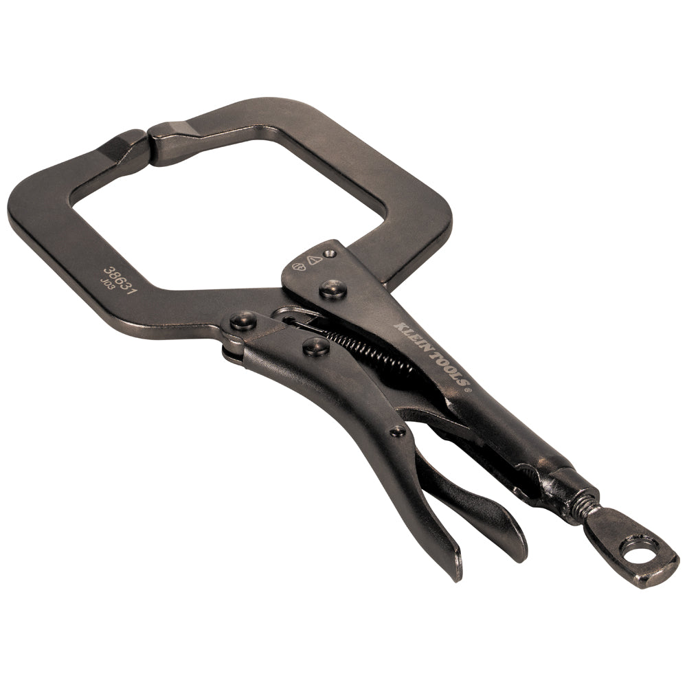 Klein Tools 38631 C-Clamp Locking Pliers With Standard Jaws, 9-Inch - Edmondson Supply