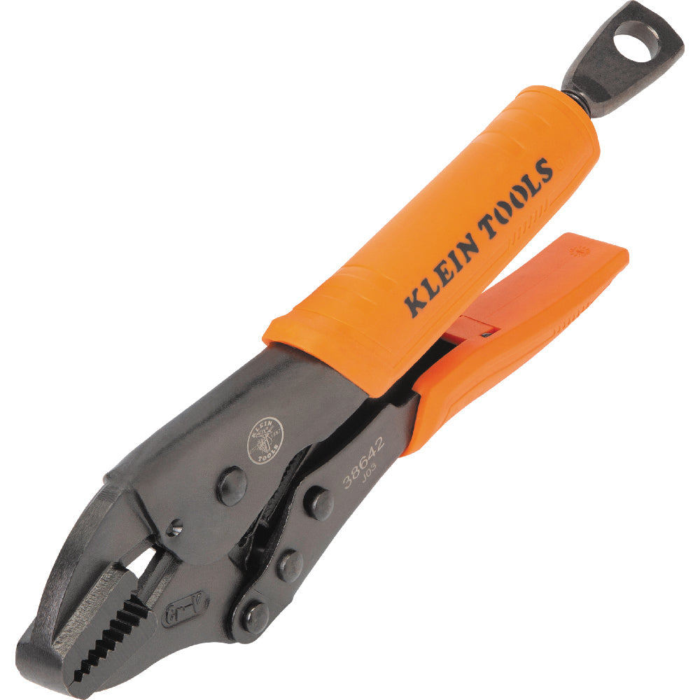 Klein Tools 38642 Straight Jaw Locking Pliers, 10-Inch - Edmondson Supply