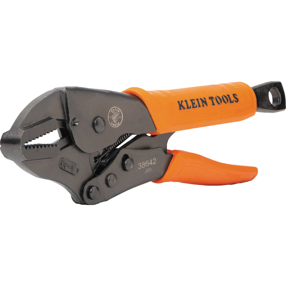 Klein Tools 38642 Straight Jaw Locking Pliers, 10-Inch - Edmondson Supply