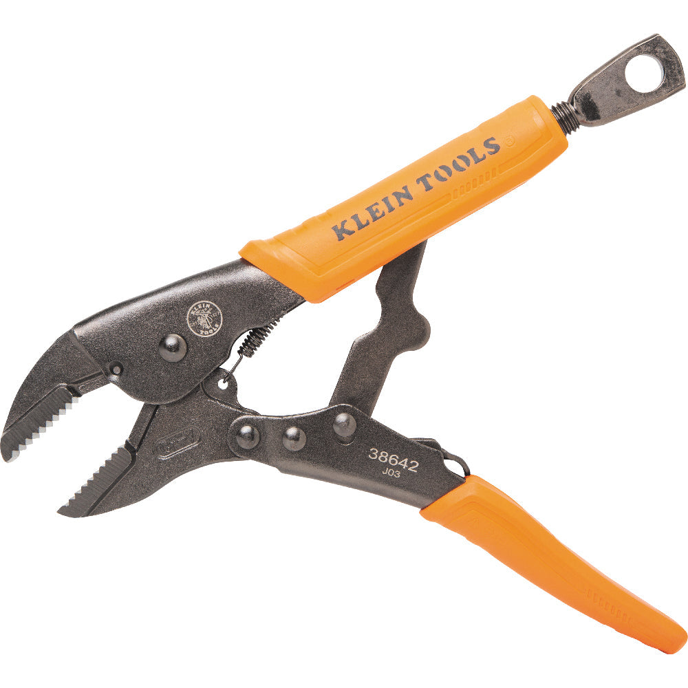 Klein Tools 38642 Straight Jaw Locking Pliers, 10-Inch - Edmondson Supply