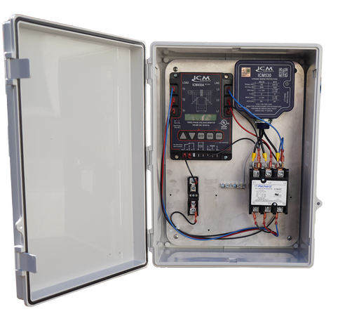 ICM Controls 3VMS-60-208 3-Phase Surge Protection and 3-Phase Voltage Monitor 60A, 208VAC - Edmondson Supply
