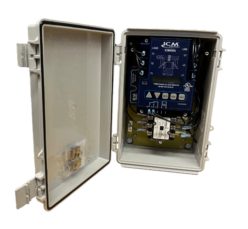 ICM Controls 3VMS 3-Phase Surge Protection and 3-Phase Voltage Monitor - Edmondson Supply