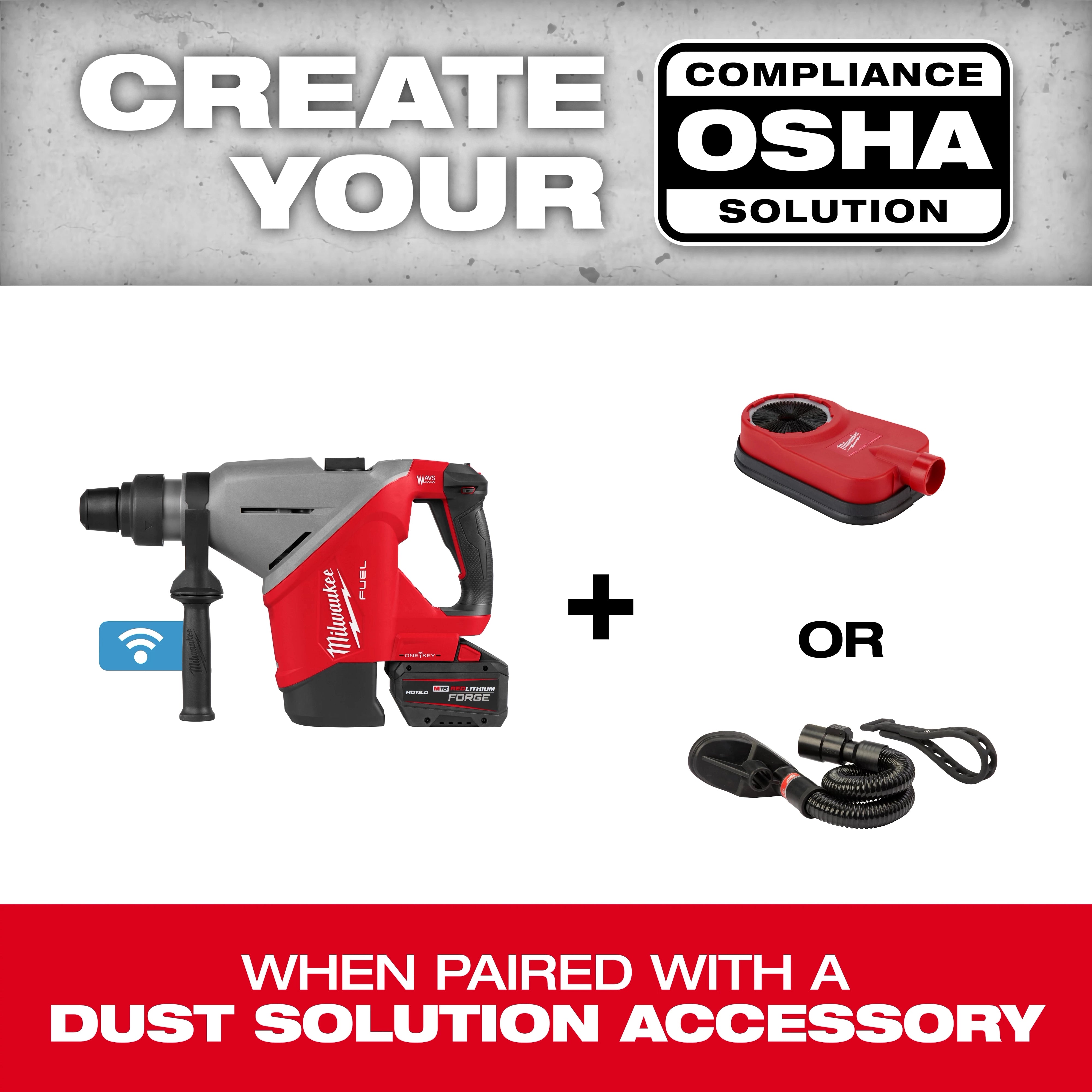 Milwaukee 2918-22HD M18 FUEL™ 1-3/4" SDS MAX Rotary Hammer Kit w/ ONE-KEY™ - Edmondson Supply