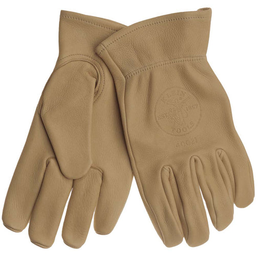 Klein Tools 40021 Cowhide Work Gloves, Medium - Edmondson Supply