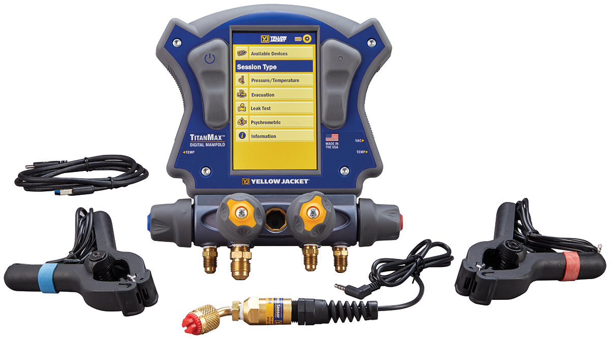 Yellow Jacket 40881 TITANMAX™ Digital Manifold - Edmondson Supply