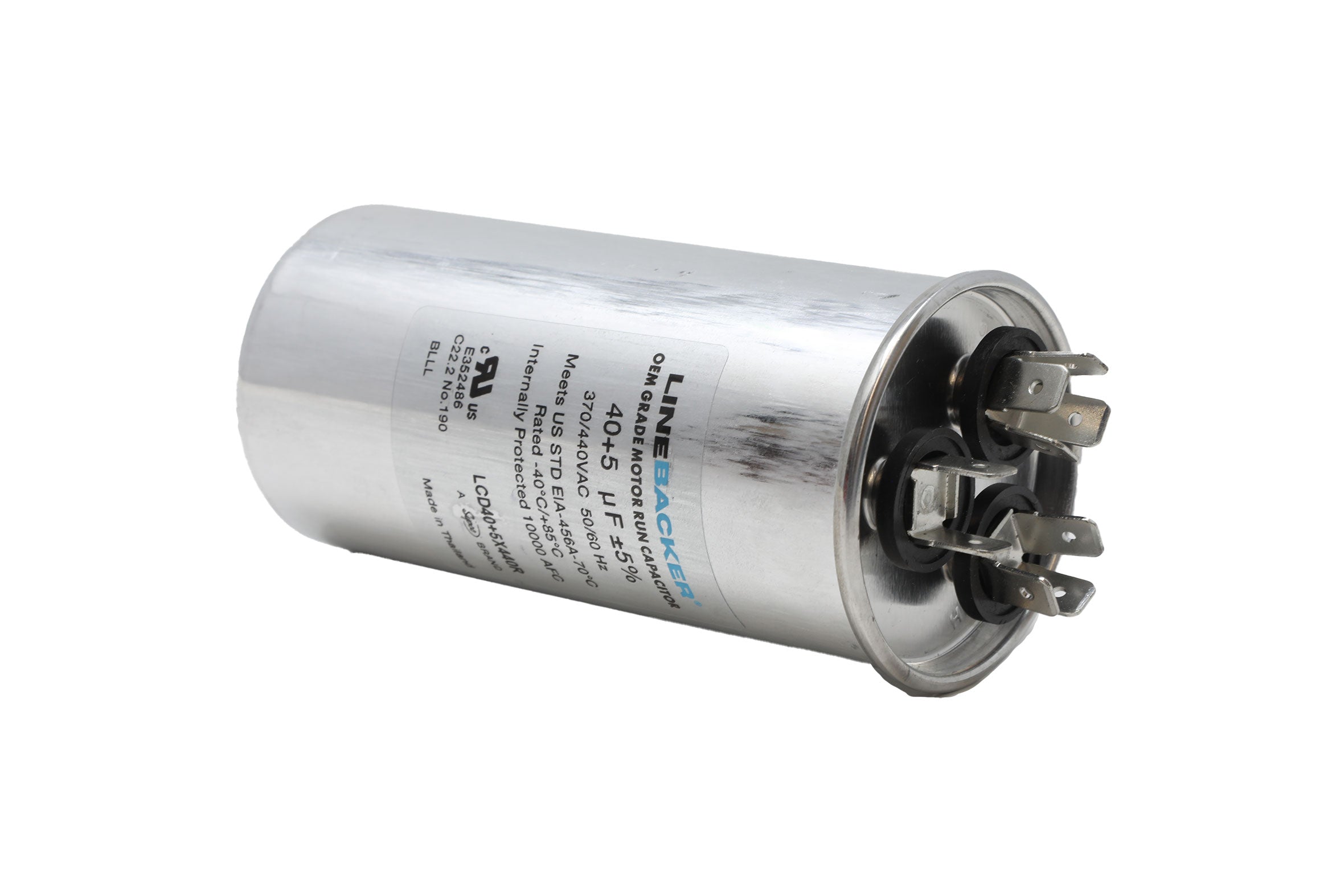 Supco Linebacker LCD40+5X440R Round Dual Run Capacitor - Edmondson Supply