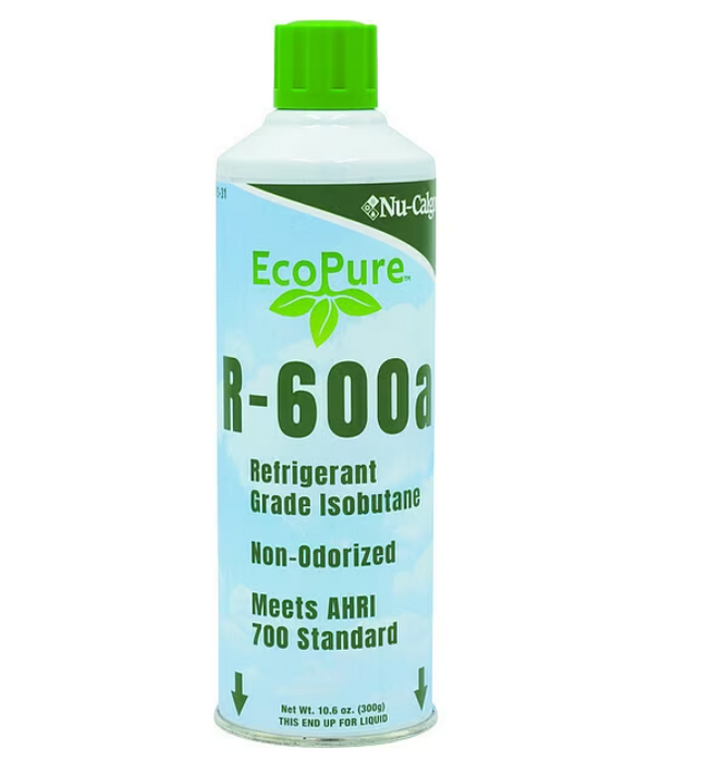 Nu-Calgon 4175-31 EcoPure R600a Refrigerant, 10.6 oz. canister