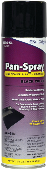 Nu-Calgon 4296-51 Pan-Spray, Aerosol, 16 oz (Black) - Edmondson Supply