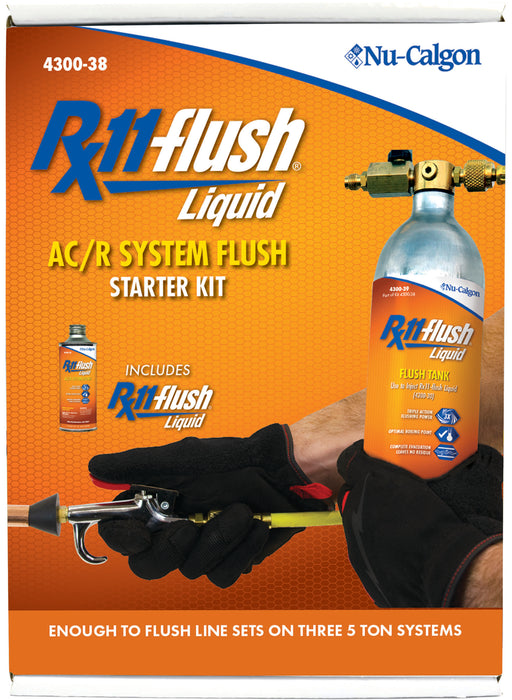 Nu-Calgon 4300-38 Rx11-flush Liquid Starter Kit - Edmondson Supply