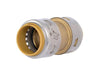 SharkBite Max UR020 1" x 1" Brass Push Coupling - Edmondson Supply