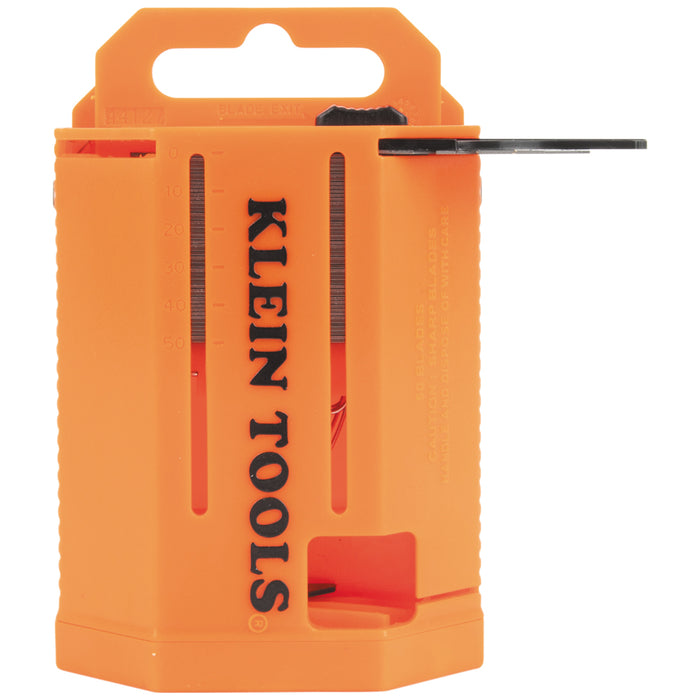 Klein Tools 44127 Utility Hook Blade Dispenser with 50-Pack of Blades - Edmondson Supply