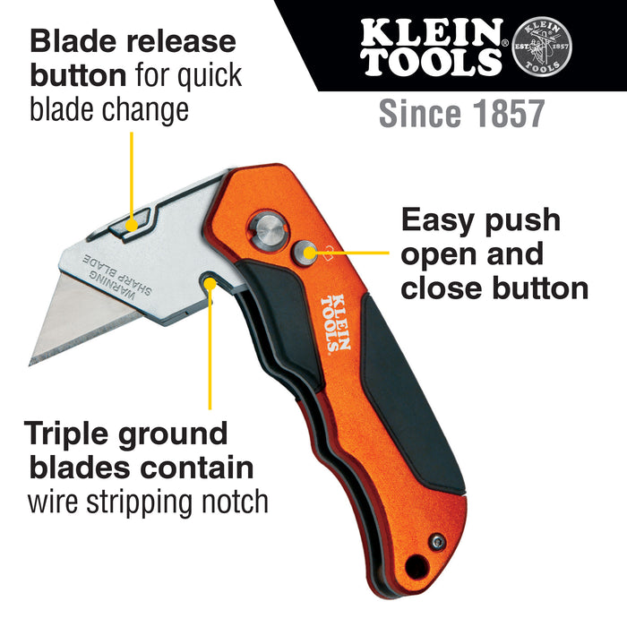 Klein Tools 44131 Folding Utility Knife - Edmondson Supply