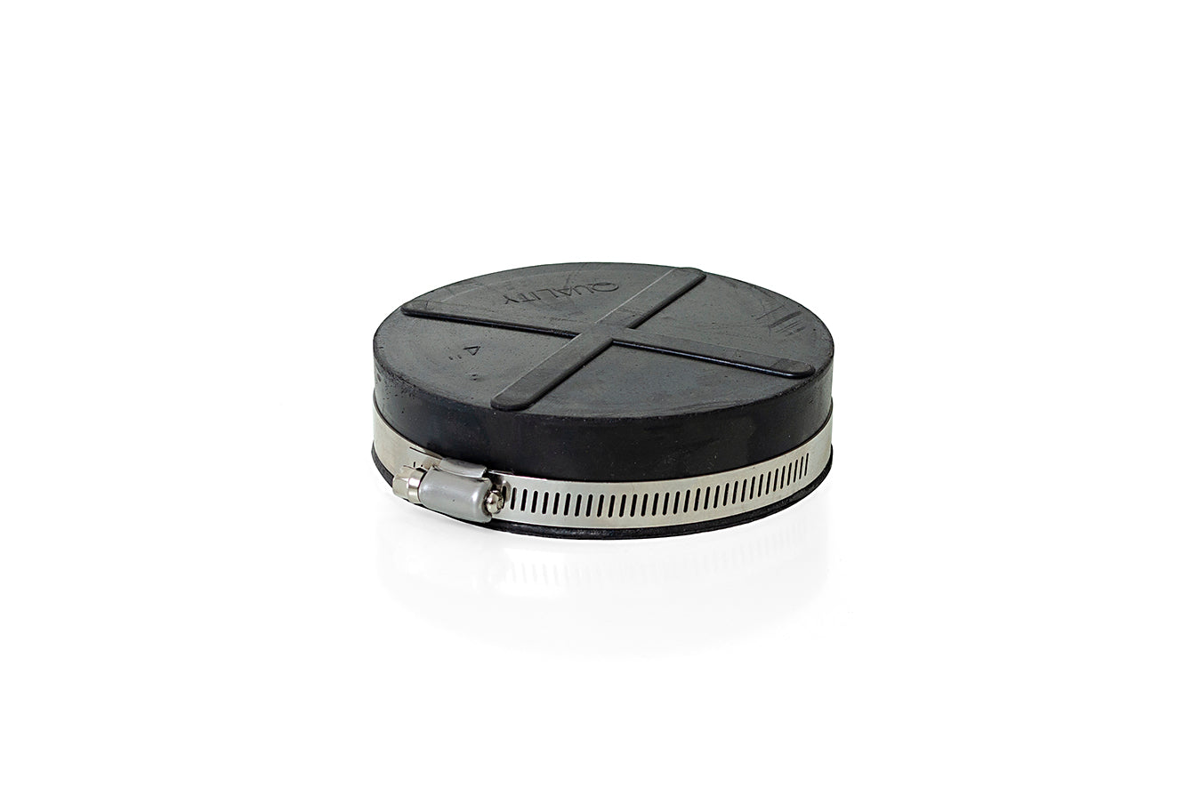 Pasco 4422 Rubber Test & Clean Out Cap - 4" - Edmondson Supply