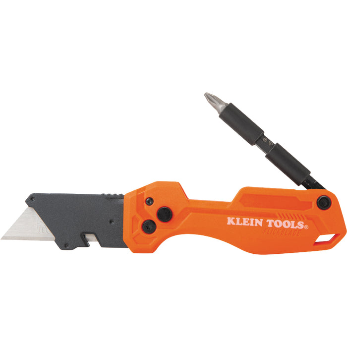 Klein Tools 44304 Folding Utility Knife With Driver - Edmondson Supply