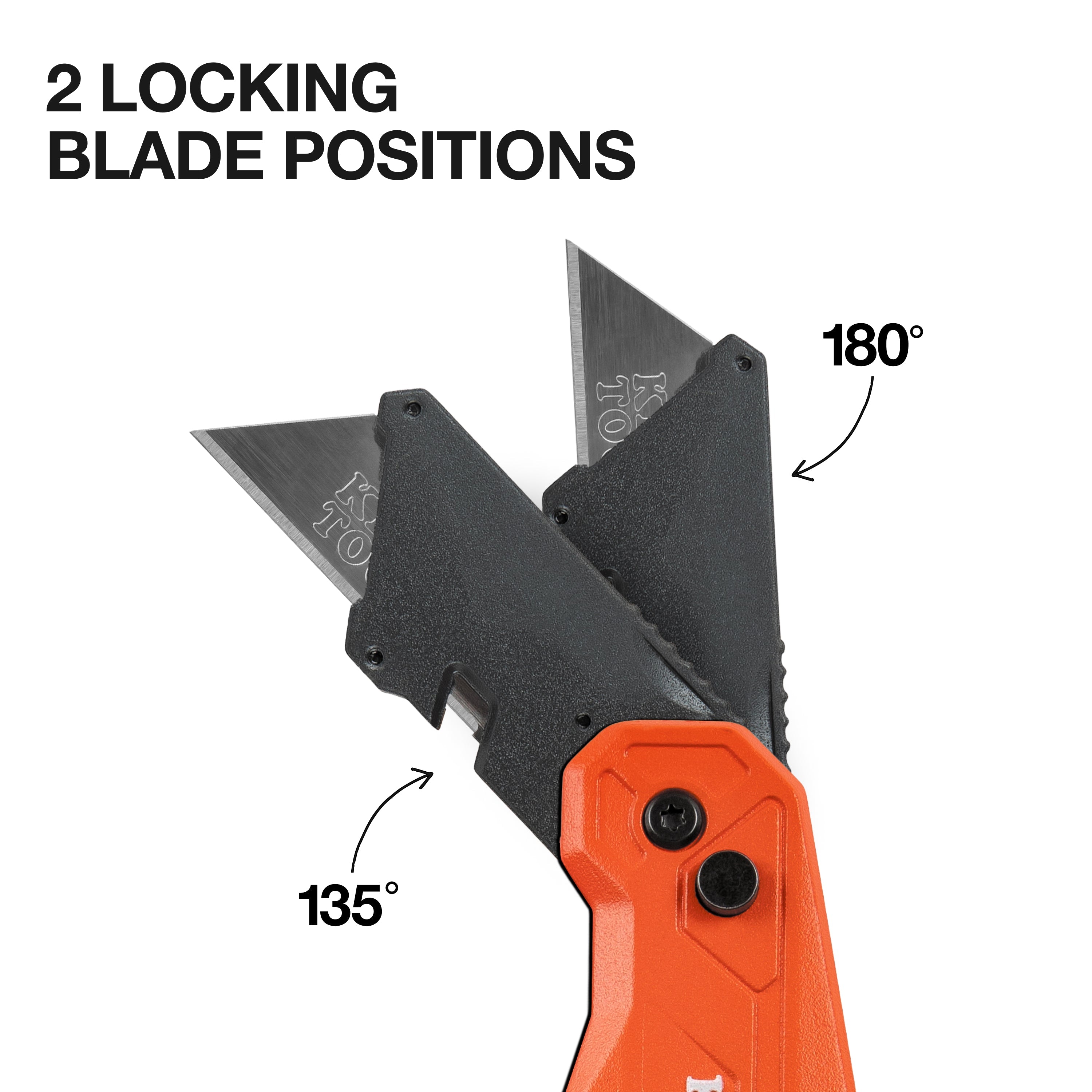Klein Tools 44306 FLICKBLADE™ 2-in-1 Utility Knife / Scraper with Blade Storage - Edmondson Supply