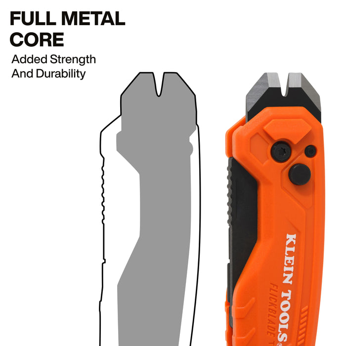Klein Tools 44309 FLICKBLADE™ Pry Bar Utility Knife - Edmondson Supply