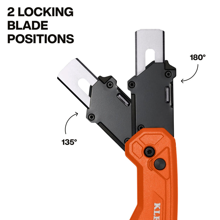 Klein Tools 44310 FLICKBLADE™ Folding Carpet Utility Knife - Edmondson Supply