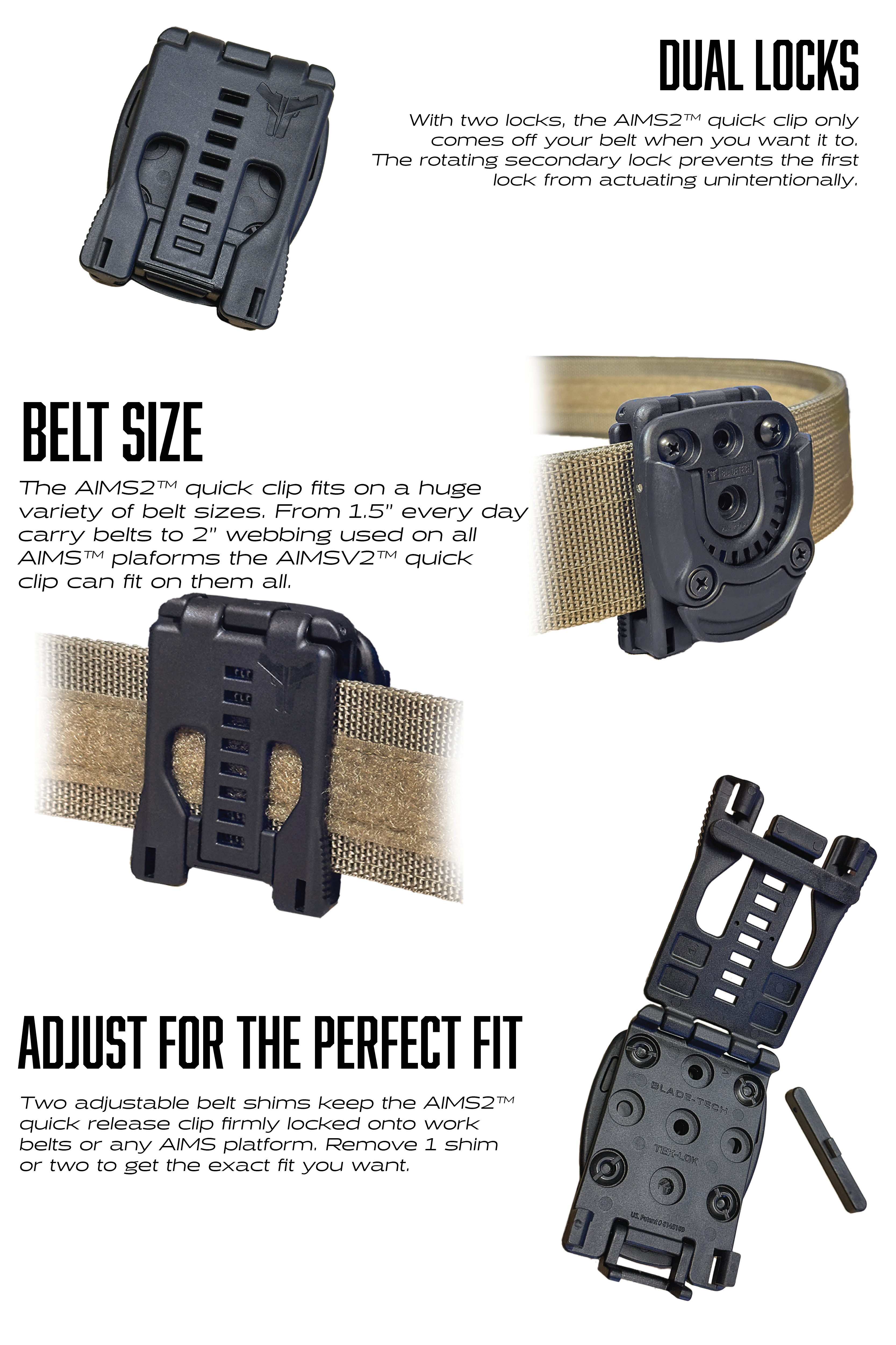 Atlas 46 Fastener Cinch Pouch ROTATE/QUICK RELEASE Black/Orange - Edmondson Supply