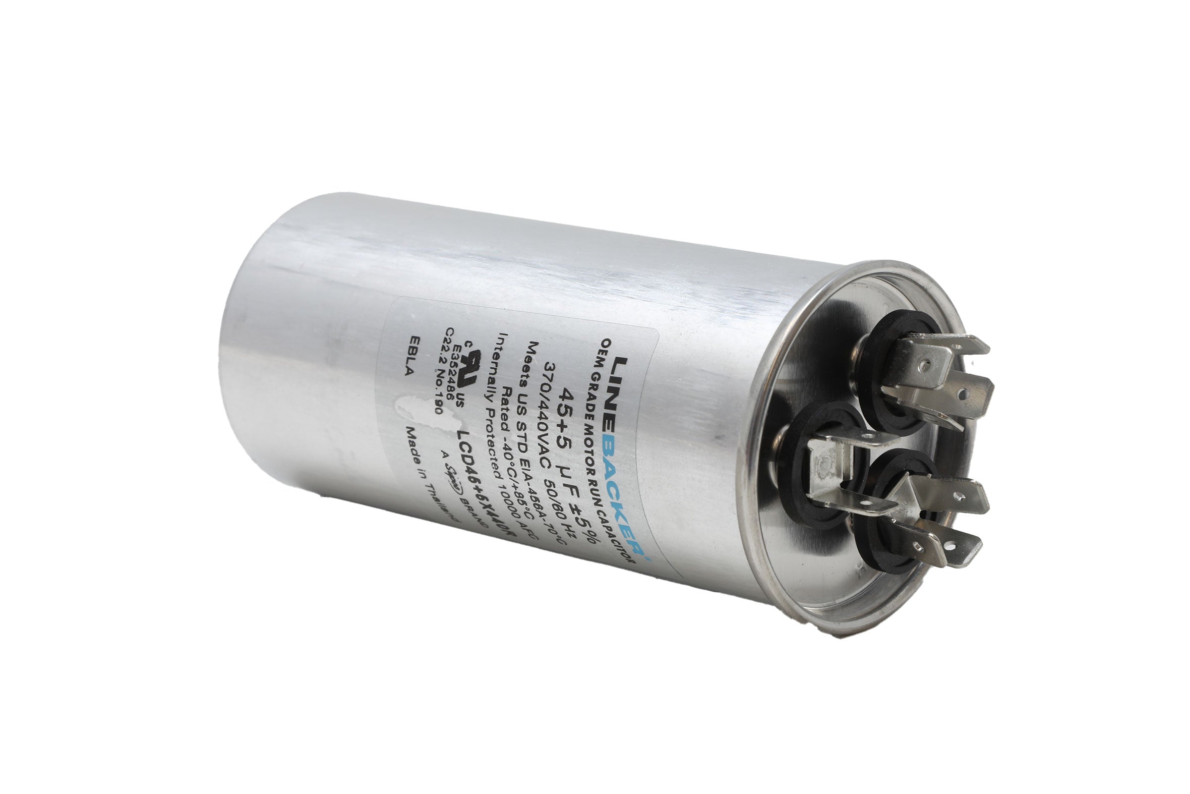Supco Linebacker LCD45+5X440R Round Dual Run Capacitor - Edmondson Supply