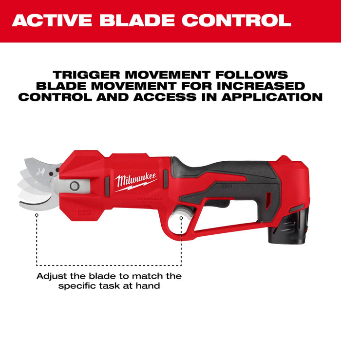 Milwaukee 2534-20 M12™ Brushless Pruning Shears - Edmondson Supply