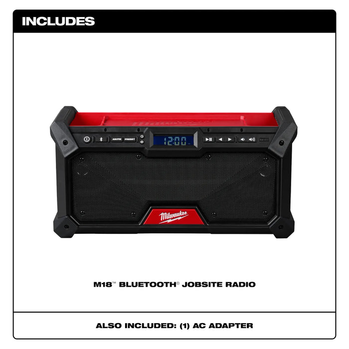 Milwaukee 2952-20 M18™ Bluetooth® Jobsite Radio - Edmondson Supply