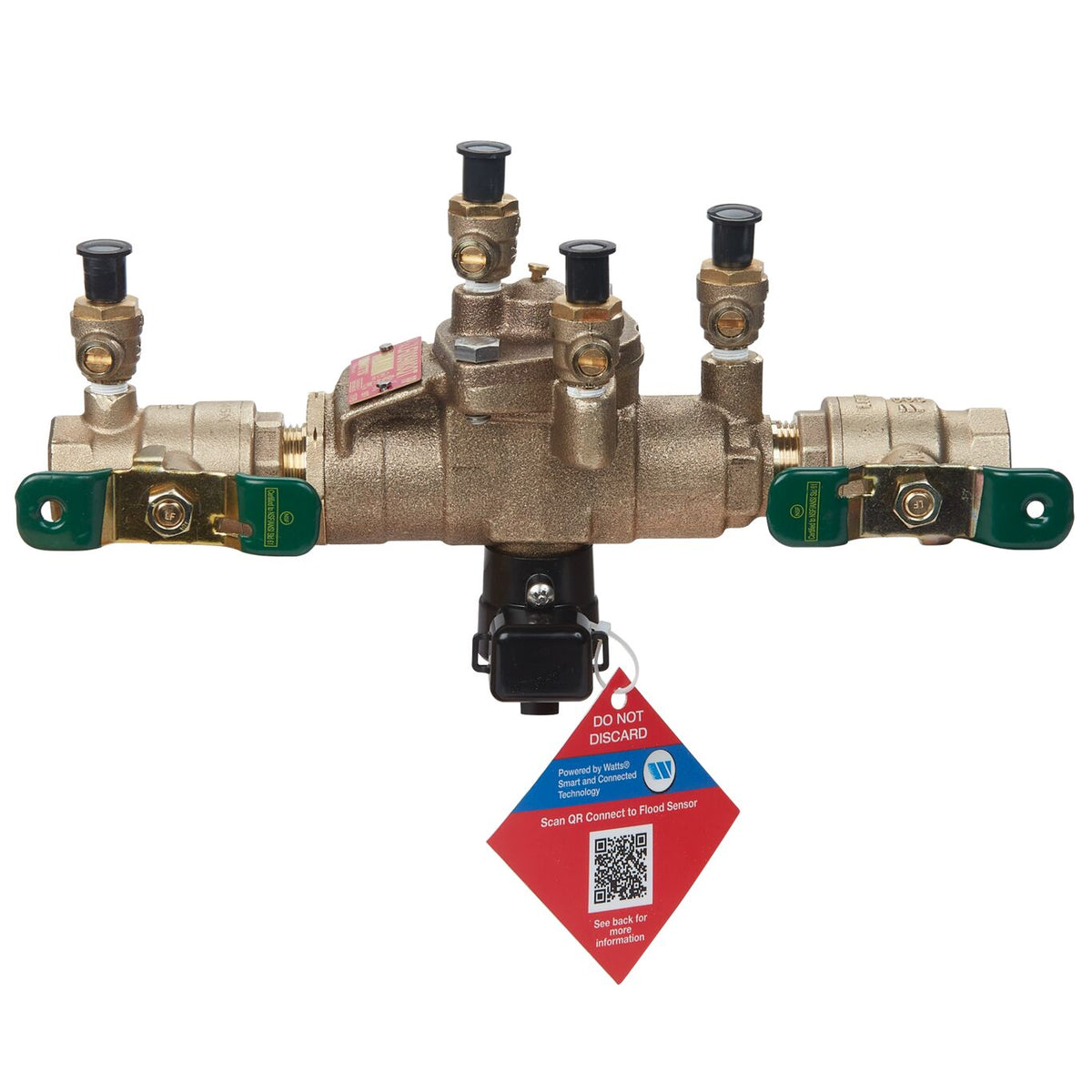 Watts 88004111 LF009M3-QT-FS 3/4, 3/4" FPT Reduced Pressure Zone Backflow Preventer Assembly, Lead Free - Edmondson Supply