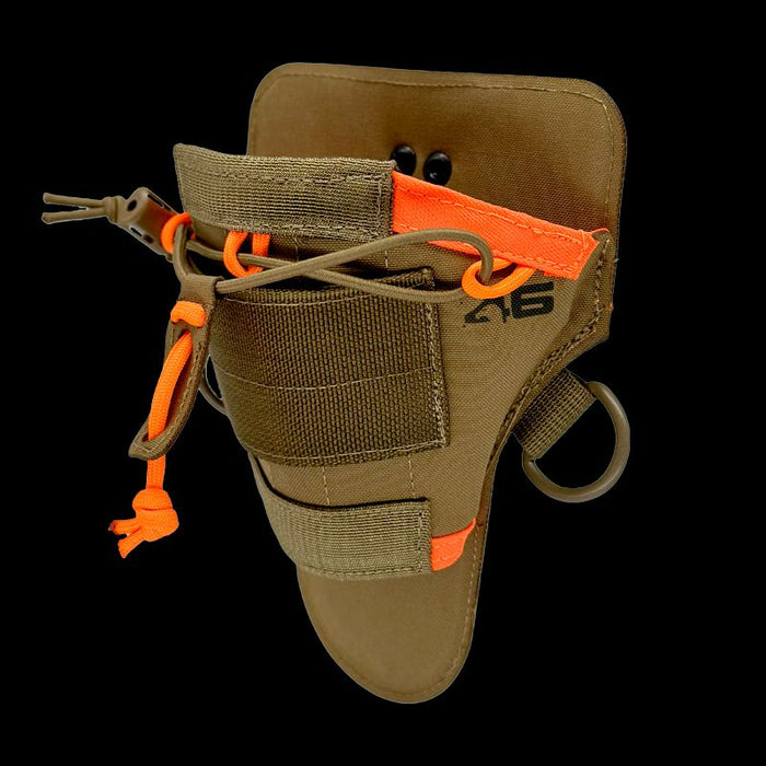 Atlas 46 Universal Drill Holster ROTATE/QUICK RELEASE Coyote/Orange - Edmondson Supply