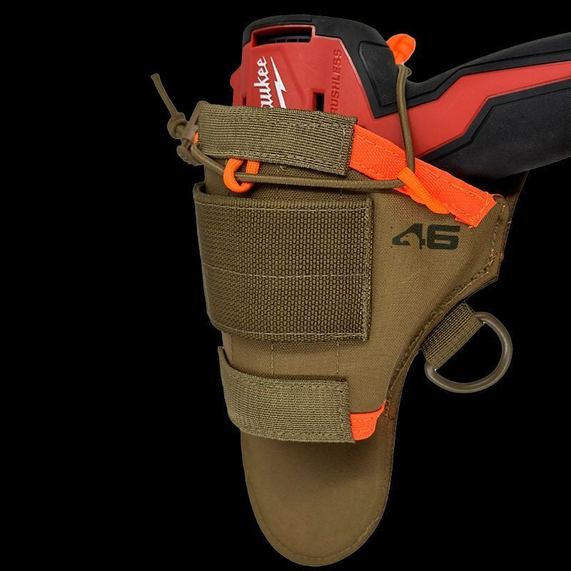 Atlas 46 Universal Drill Holster ROTATE/QUICK RELEASE Coyote/Orange - Edmondson Supply