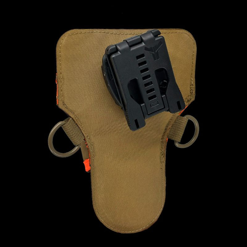 Atlas 46 Universal Drill Holster ROTATE/QUICK RELEASE Coyote/Orange - Edmondson Supply