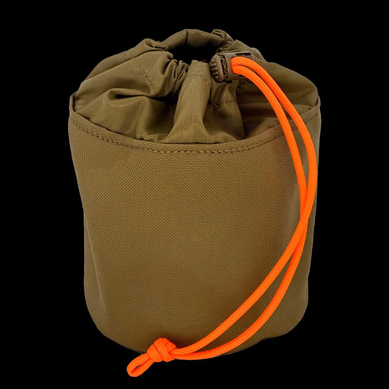 Atlas 46 Fastener Cinch Pouch ROTATE/QUICK RELEASE Coyote/Orange - Edmondson Supply