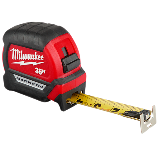 Milwaukee 48-22-0335 35ft Compact Wide Blade Magnetic Tape Measure